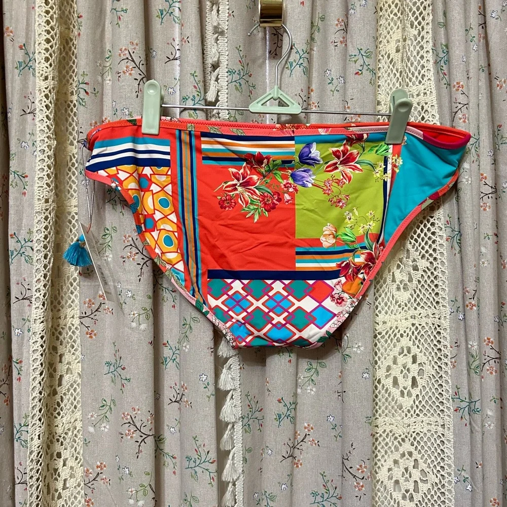 Johnny Was Kaya Hipster Bikini Bottom‎ Multi NWT XL or XXL